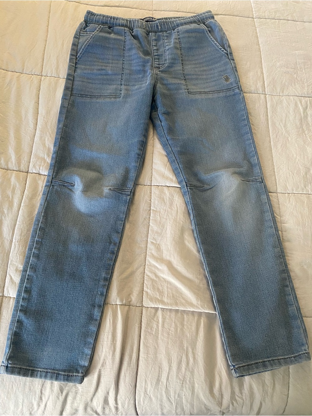 U.S. Polo Assn. kid’s Light Blue Straight Jeans